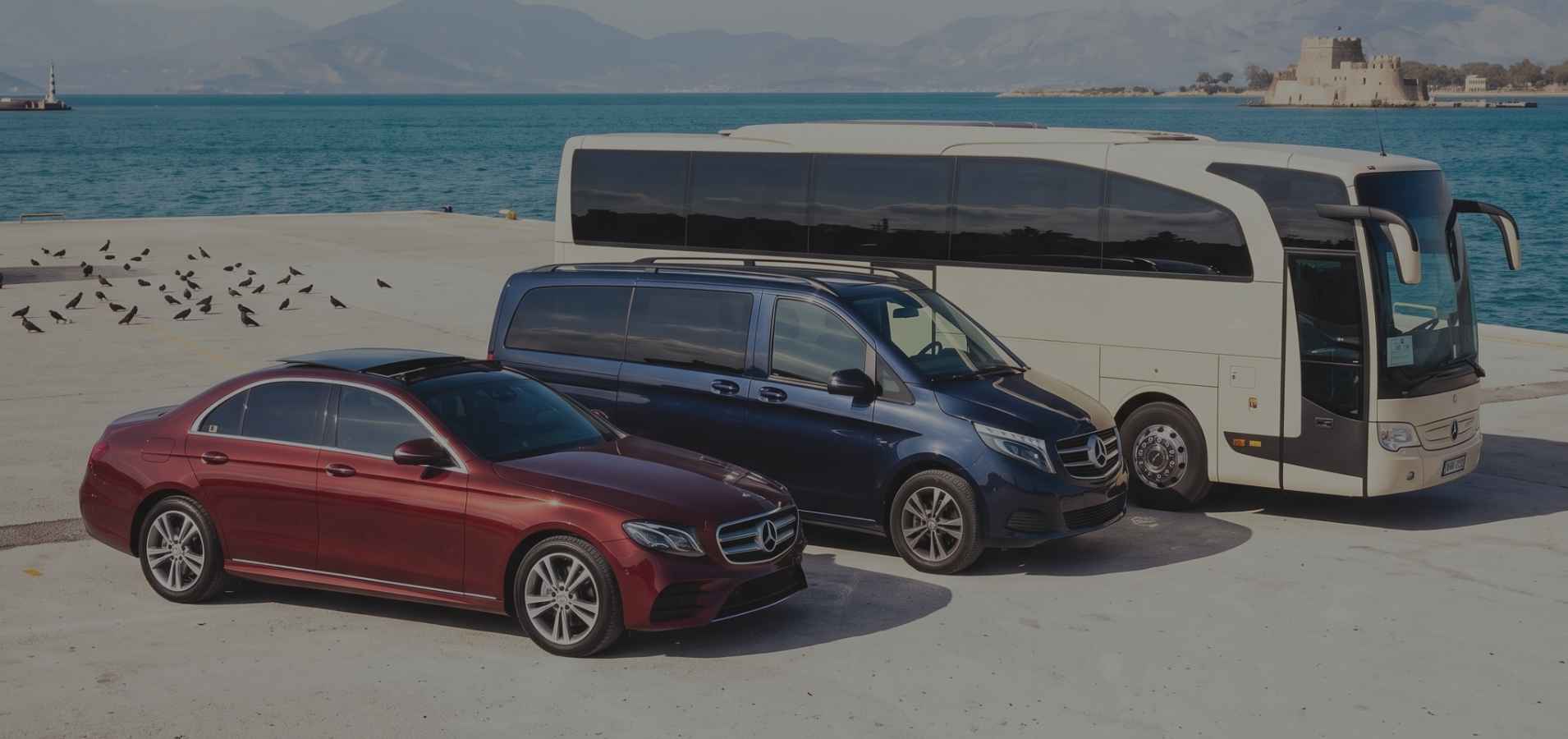Solo & Group Transfers from Nafplio to Airports, Ports and more